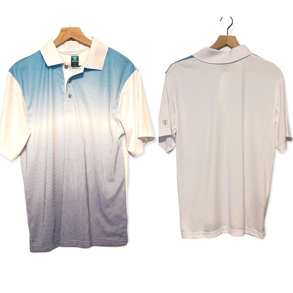 NWT PRO TOUR golf PGA breaker print POLO shirt size small